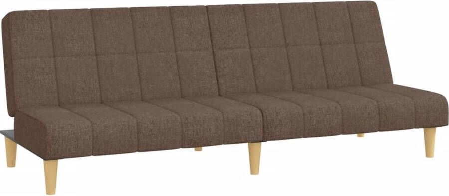 VidaXL -Slaapbank-2-zits-stof-taupe - Foto 3