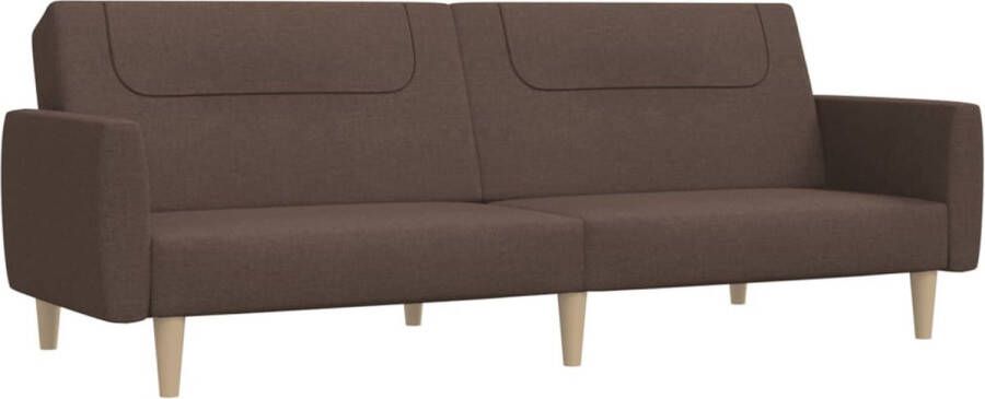 VidaXL -Slaapbank-2-zits-stof-taupe - Foto 3