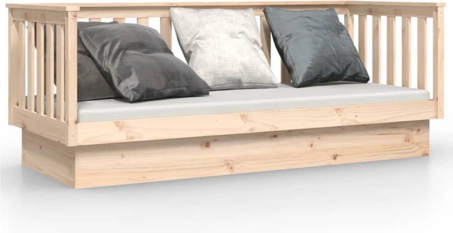 VidaXL Slaapbank zonder matras 75x190 cm massief grenenhout - Foto 2