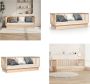 VidaXL Slaapbank 75x190 cm massief grenenhout Slaapbank Slaapbanken Bedbank Bed - Thumbnail 1