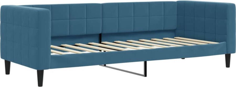 VidaXL -Slaapbank-80x200-cm-fluweel-blauw - Foto 3