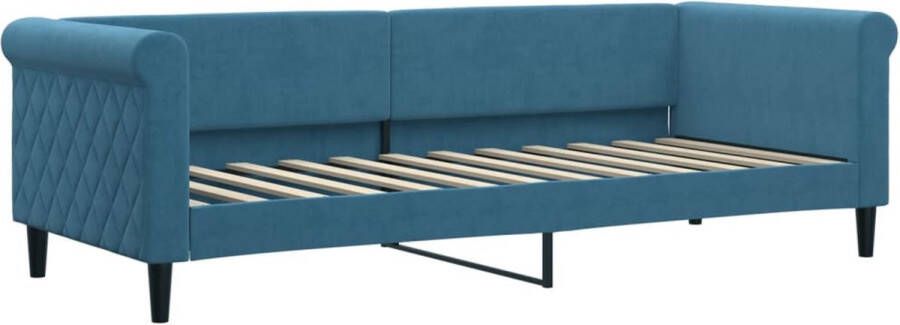 VidaXL -Slaapbank-80x200-cm-fluweel-blauw