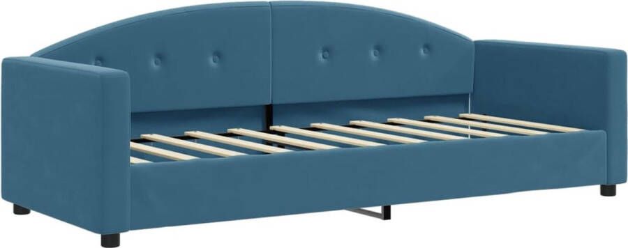 VidaXL -Slaapbank-80x200-cm-fluweel-blauw