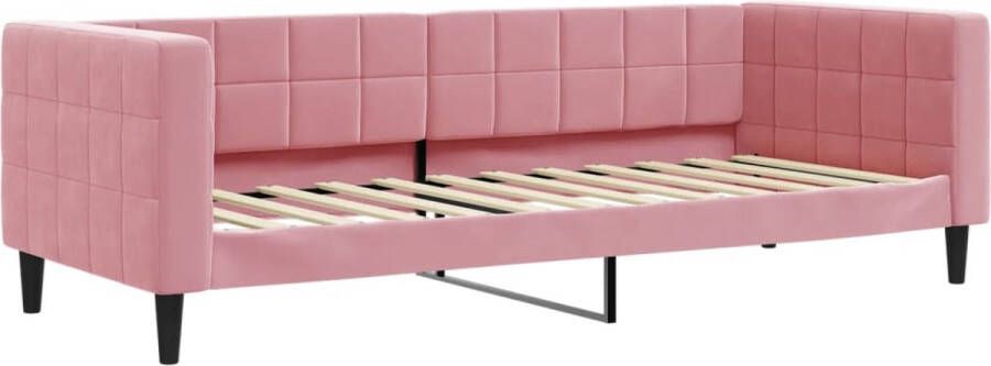 VidaXL -Slaapbank-80x200-cm-fluweel-roze - Foto 4