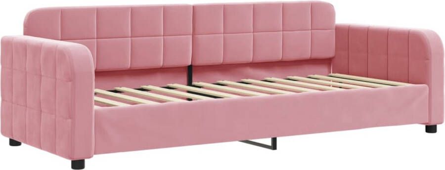 VidaXL -Slaapbank-80x200-cm-fluweel-roze - Foto 3