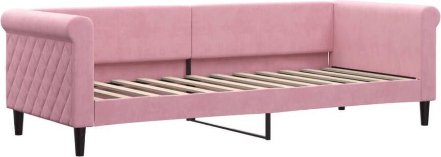 VidaXL -Slaapbank-80x200-cm-fluweel-roze - Foto 5