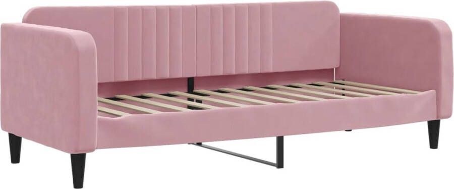 VidaXL -Slaapbank-80x200-cm-fluweel-roze
