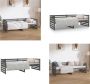 VidaXL Slaapbank 80x200 cm massief grenenhout grijs Slaapbank Slaapbanken Bedbank Bed - Thumbnail 1