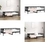 VidaXL Slaapbank 80x200 cm massief grenenhout zwart Slaapbank Slaapbanken Bedbank Bed - Thumbnail 1