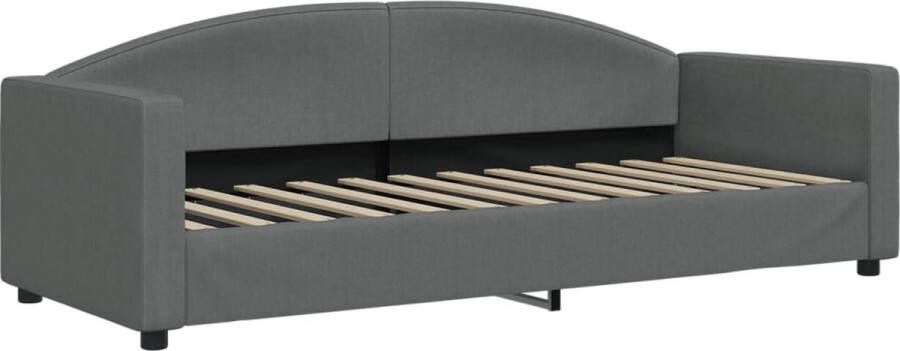 VidaXL -Slaapbank-80x200-cm-stof-donkergrijs