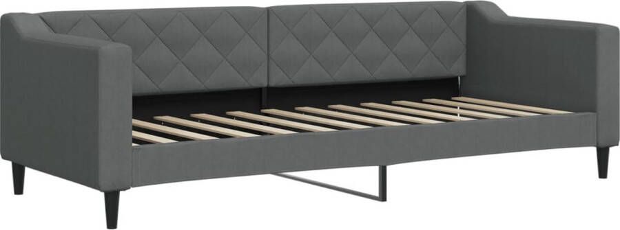 VidaXL -Slaapbank-80x200-cm-stof-donkergrijs