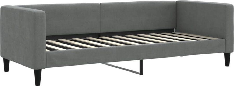 VidaXL -Slaapbank-80x200-cm-stof-donkergrijs