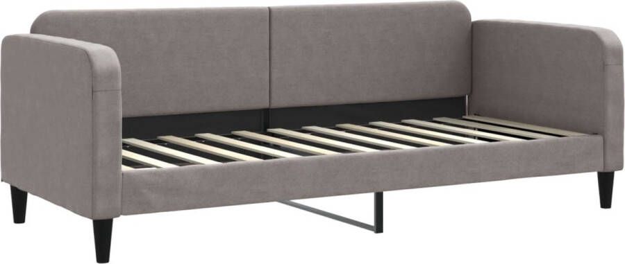 VidaXL Slaapbank Taupe 80x200 cm Stijlvol Design Slaapbank Sofa Bed Moderne Bank Tweepersoons Bank Daybed Guest Bed Taupesofa - Foto 2