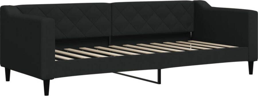 VidaXL -Slaapbank-80x200-cm-stof-zwart