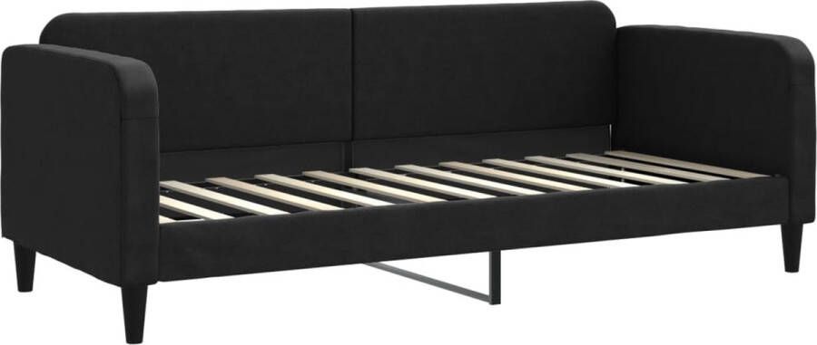 VidaXL -Slaapbank-80x200-cm-stof-zwart