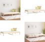 VidaXL Slaapbank 90x190 cm massief grenenhout 3FT Single Slaapbank Slaapbanken Bedbank Bed - Thumbnail 2