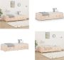 VidaXL Slaapbank 90x190 cm massief grenenhout 3FT Single Slaapbank Slaapbanken Bedbank Bed - Thumbnail 1