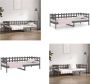 VidaXL Slaapbank 90x190 cm massief grenenhout grijs Slaapbank Slaapbanken Bedbank Bed - Thumbnail 1