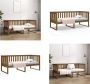 VidaXL Slaapbank 90x190 cm massief grenenhout honingbruin Slaapbank Slaapbanken Bedbank Bed - Thumbnail 1