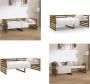 VidaXL Slaapbank 90x190 cm massief grenenhout honingbruin Slaapbank Slaapbanken Bedbank Bed - Thumbnail 2