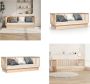 VidaXL Slaapbank 90x190 cm massief grenenhout Slaapbank Slaapbanken Bedbank Bed - Thumbnail 3