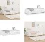 VidaXL Slaapbank 90x190 cm massief grenenhout wit 3FT Single Slaapbank Slaapbanken Bedbank Bed - Thumbnail 1