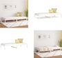 VidaXL Slaapbank 90x190 cm massief grenenhout wit 3FT Single Slaapbank Slaapbanken Bedbank Bed - Thumbnail 2