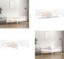 VidaXL Slaapbank 90x190 cm massief grenenhout wit Slaapbank Slaapbanken Bedbank Bed - Thumbnail 3