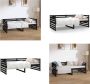 VidaXL Slaapbank 90x190 cm massief grenenhout zwart Slaapbank Slaapbanken Bedbank Bed - Thumbnail 3