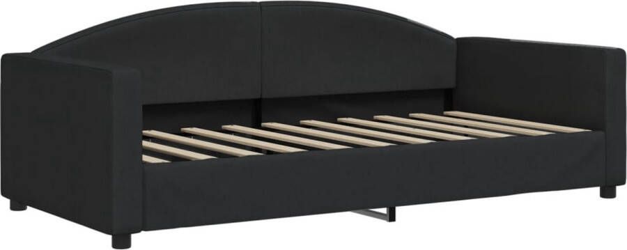 VidaXL -Slaapbank-90x190-cm-stof-zwart