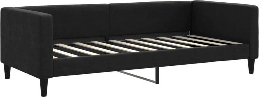 VidaXL -Slaapbank-90x190-cm-stof-zwart