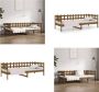 VidaXL Slaapbank 90x200 cm massief grenenhout honingbruin Slaapbank Slaapbanken Bedbank Bed - Thumbnail 2