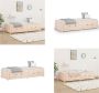 VidaXL Slaapbank 90x200 cm massief grenenhout Slaapbank Slaapbanken Bedbank Bed - Thumbnail 4