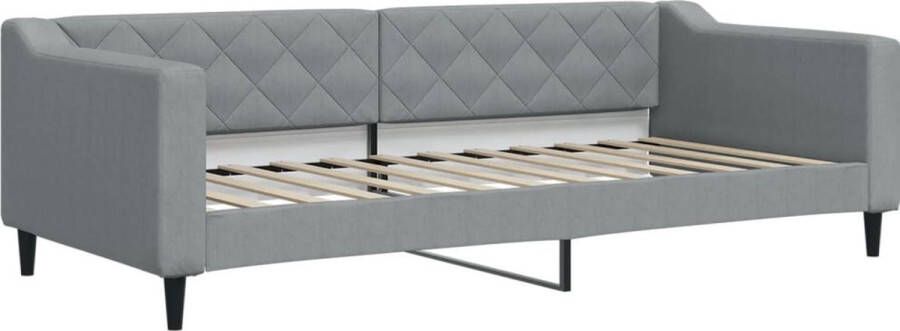 VidaXL -Slaapbank-90x200-cm-stof-lichtgrijs