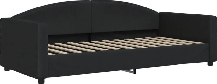 VidaXL -Slaapbank-90x200-cm-stof-zwart