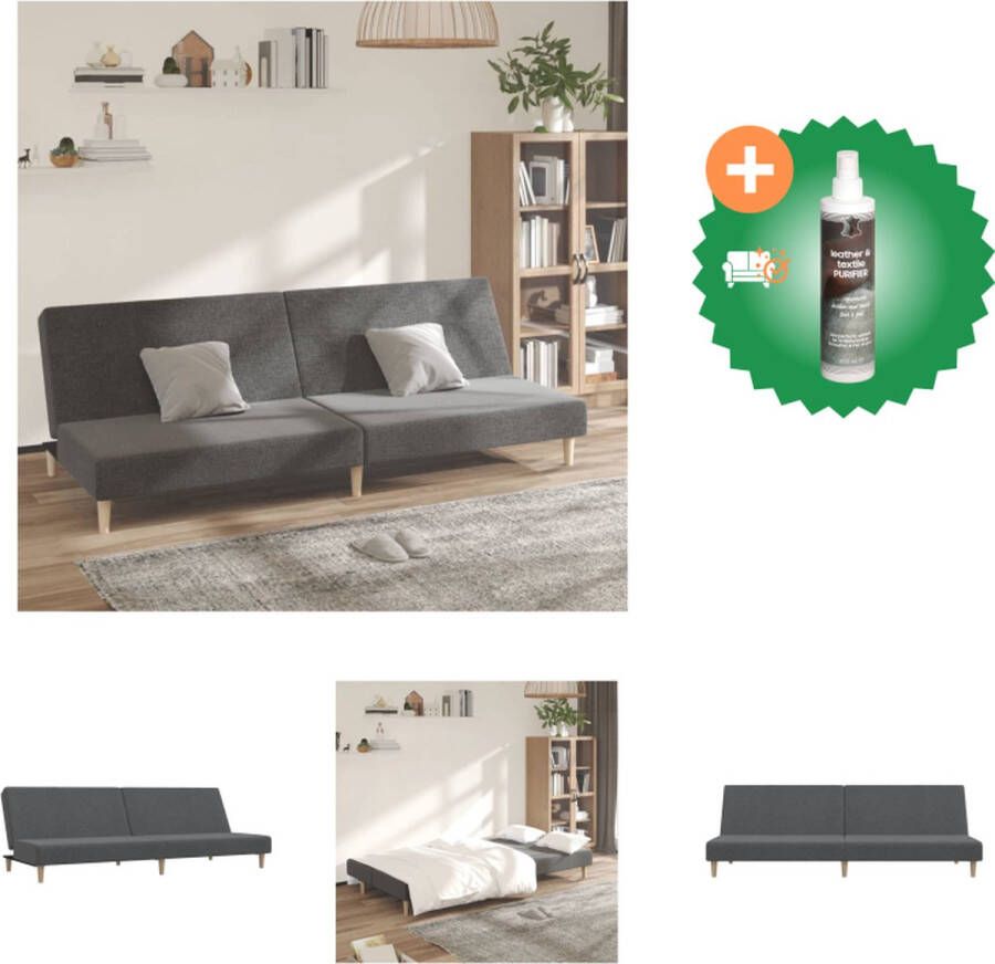 VidaXL Slaapbank Bankbed Lichtgrijs 200x84.5x69cm Bank Inclusief Reiniger