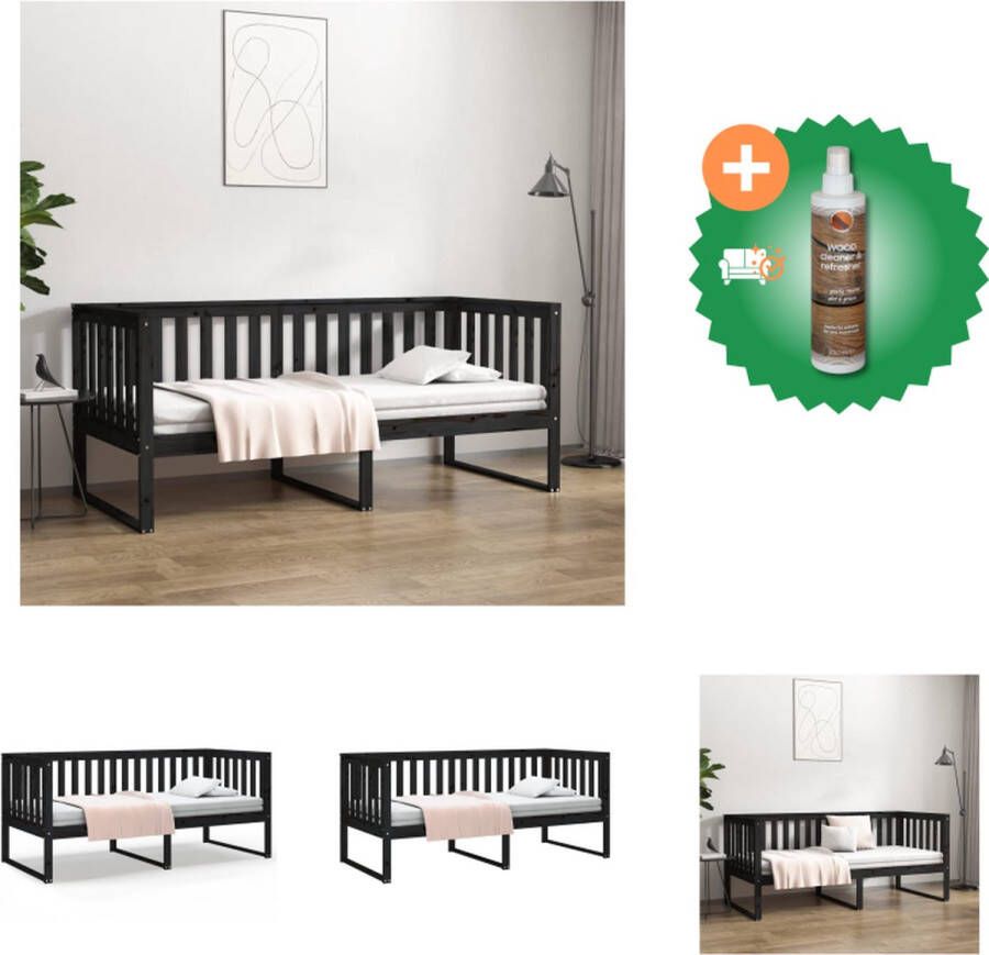 VidaXL Slaapbank Grenenhout 207.5 x 95 x 89.5 cm Minimalistisch ontwerp Bed Inclusief Houtreiniger en verfrisser