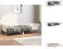 VidaXL Slaapbank Massief Grenenhout 203.5 x 86 x 56.5 cm Wit Bed - Thumbnail 1