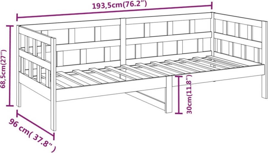 VidaXL -Slaapbank-massief-grenenhout-90x190-cm - Foto 3