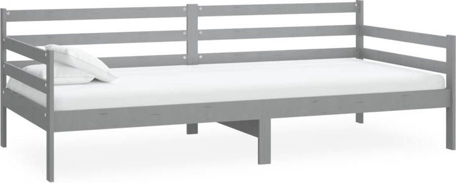 VidaXL -Slaapbank-massief-grenenhout-grijs-90x200-cm - Foto 6