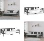 VidaXL Slaapbank massief grenenhout grijs 90x200 cm Slaapbank Slaapbanken Bedbank Bed - Thumbnail 2