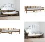 VidaXL Slaapbank massief grenenhout honingbruin 80x200 cm Slaapbank Slaapbanken Bedbank Bed - Thumbnail 4