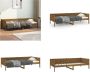 VidaXL Slaapbank massief grenenhout honingbruin 90x200 cm Slaapbank Slaapbanken Bedbank Bed - Thumbnail 4