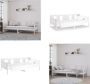 VidaXL Slaapbank massief grenenhout wit 90x190 cm Slaapbank Slaapbanken Bedbank Bed - Thumbnail 1