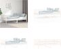 VidaXL Slaapbank massief grenenhout wit 90x200 cm Slaapbank Slaapbanken Bedbank Bed - Thumbnail 1