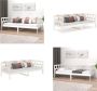 VidaXL Slaapbank massief grenenhout wit 90x200 cm Slaapbank Slaapbanken Bedbank Bed - Thumbnail 2