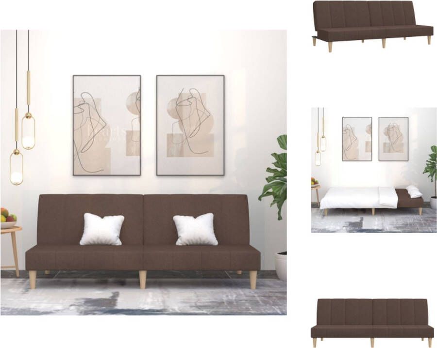 VidaXL Slaapbank name Bank 200x84.5x69 cm Taupe Bank