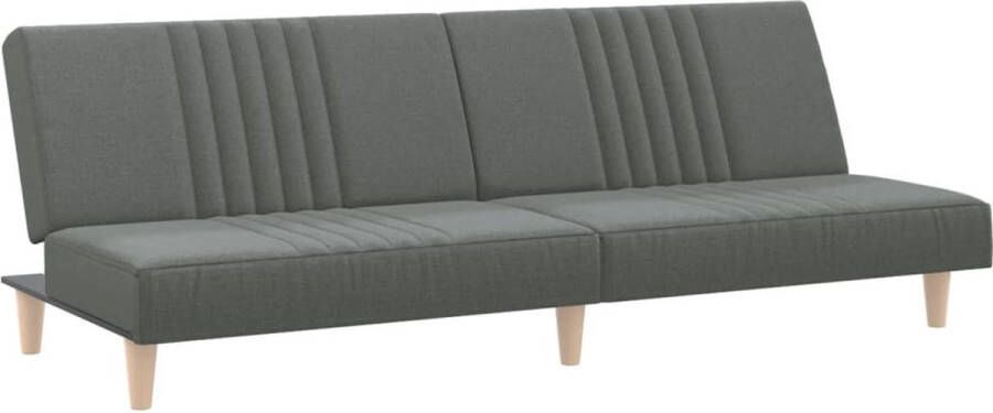 VidaXL -Slaapbank-stof-donkergrijs - Foto 4