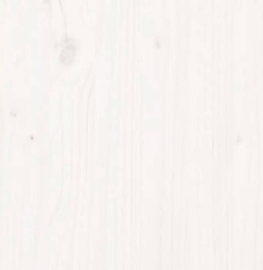 Vida XL Slaapbank uitschuifbaar massief grenenhout wit 2x(90x200) cm SKU: V820283 - Foto 3