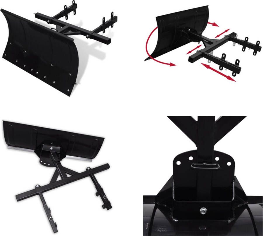 VidaXL Hoofdbord Bed Donkerblauw 203 x 16 x 118 128 cm Bedonderdeel Inclusief Houtreiniger en verfrisser